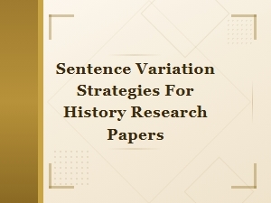 Strategies for Sentence Variation in